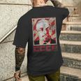 Cccp ソビエト連邦 レトロ ロシア レーニン ビンテージスタイル メンズTシャツ バックプリント 彼への贈り物