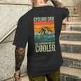 Ciclismo Per Papà Uomini Ciclismo Motociclisti Bicicletta Rider T-shirt da uomo con stampa posteriore Regalos para él