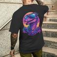 Cool Utahraptor Graphic Dinosaur Dino Lover メンズTシャツ バックプリント 彼への贈り物