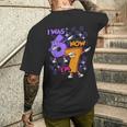 Dabbing 67 私は6歳でしたが、今は7歳です。おもしろいバースデーガールキッズ67 メンズTシャツ バックプリント 彼への贈り物