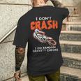I Dont Crash ダートバイク 面白い モトクロス バイカー メンズ レディース キッズ メンズTシャツ バックプリント 彼への贈り物