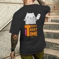 Dreamworks ギャビーのドールハウス Cakey Tasty Treat Time Ghost メンズTシャツ バックプリント 彼への贈り物