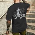 Dynamic Pose Jazz Chisholm Jr New York Baseball Mlbpa メンズTシャツ バックプリント 彼への贈り物
