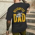 Elicottero Festa Del Papà Regalo Per Papà Pilota Di Elicotte T-shirt da uomo con stampa posteriore Regalos para él