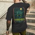 Everglades ナイトパドルシャツ 月光カヌー マングローブ メンズTシャツ バックプリント 彼への贈り物