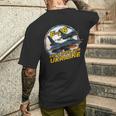 F-16 ウクライナ メンズTシャツ バックプリント 彼への贈り物