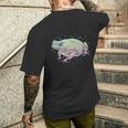 Fae Fairy Witchy Whimsigoth Goblincore Cottagecore Toad Frog メンズTシャツ バックプリント 彼への贈り物