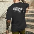 Felix 猫 カートゥーン ローライダー 油圧バウンス チルト カークラブ メンズTシャツ バックプリント 彼への贈り物