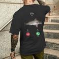 Fih Calling スペルミスフィッシュ 電話を受け入れる 魚 メンズTシャツ バックプリント 彼への贈り物
