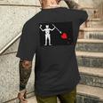 Flag Of Beard Jolly Roger 海賊旗 メンズTシャツ バックプリント 彼への贈り物