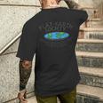 Flat Earthociety Members Around The Globe ジョーク メンズTシャツ バックプリント 彼への贈り物