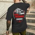 Freedom Convoy United Canada Truckers メンズTシャツ バックプリント 彼への贈り物