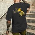 French Horn Music Lover ビッグバンド楽器 フレンチホーン メンズTシャツ バックプリント 彼への贈り物