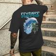 Frutiger Aeroplashy Dolphin Y2k 美的グラフィックデザイン メンズTシャツ バックプリント 彼への贈り物