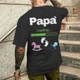 Futuro Papà Padre Daddy Loading Gravidanza Regalo Famiglia T-shirt da uomo con stampa posteriore Regalos para él
