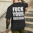 F人種差別、人種差別、Str8evil メンズTシャツ バックプリント 彼への贈り物