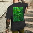 The Glob ビンテージ映画ポスター ホラー ゴス ハロウィン メンズTシャツ バックプリント 彼への贈り物
