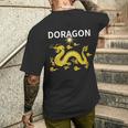 Goldendoragon Good Luck 開運アップ 龍 メンズTシャツ バックプリント 彼への贈り物