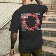 His Grace Is Enough イエス・キリスト キリスト キリスト教 宗教 メンズTシャツ バックプリント 彼への贈り物