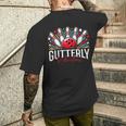 Gutterly とんでもないボーリングスポーツボウラー メンズTシャツ バックプリント 彼への贈り物