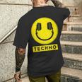 Hardcore Rave Music Raver 90S Edm Dj Rave House-Music Techno メンズTシャツ バックプリント 彼への贈り物