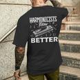 Harmonicists Blow Better ハーモニカ メンズTシャツ バックプリント 彼への贈り物