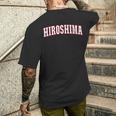 Hiroshima Japan Nihon 日本 広島 Hiroshima メンズTシャツ バックプリント 彼への贈り物