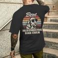 Il Miglior Papà Inglesepringerpaniel Dad Everintage Retro Dad T-shirt da uomo con stampa posteriore Regalos para él