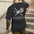 Integrity Orionpacecraft Artemis Ii 2026 宇宙 月 探査 愛好家 軌道船 メンズTシャツ バックプリント 彼への贈り物