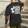 It's A Good Day To Train Tiny Humans サッカー ミニマリスト メンズTシャツ バックプリント 彼への贈り物