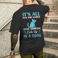 It's All Fun et Tech 獣医師 獣医 学生 メンズTシャツ バックプリント 彼への贈り物
