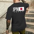 Japan Flag Japaneseports Games アスレチック ジャージスタイル メンズTシャツ バックプリント 彼への贈り物
