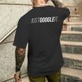 Just Google It メンズTシャツ バックプリント 彼への贈り物