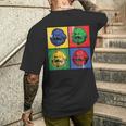 Karl Marx ビンテージレトロポップアート 社会主義政治 メンズTシャツ バックプリント 彼への贈り物
