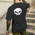 Thekull スカルシャツ ゴスデザイン パンク メンズTシャツ バックプリント 彼への贈り物