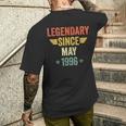 Legendaryince May 1996 メンズTシャツ バックプリント 彼への贈り物
