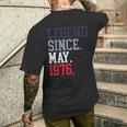 Legendince May 1976 メンズ レディース 1976年5月 メンズTシャツ バックプリント 彼への贈り物