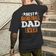Miglior Papà Di Basket Mai T-shirt da uomo con stampa posteriore Regalos para él