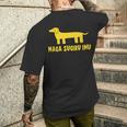 Nagaugiru Inu なが すぎる いぬ メンズTシャツ バックプリント 彼への贈り物