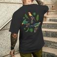 Nature Ornithologue Animal Oiseaux Amoureux De Perruche T-shirt imprimé au dos Cadeaux pour lui