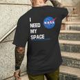 I Need Mypace Nasaケネディスペースセンター Nasaシャツ メンズTシャツ バックプリント 彼への贈り物