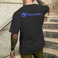 Nerdy Deepseek Ai 人工知能 コンピューター オタク メンズTシャツ バックプリント 彼への贈り物