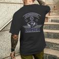 Oldschool Gamer ジョイスティック メンズTシャツ バックプリント 彼への贈り物