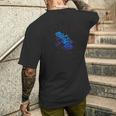 Pixel Animals Bluepoisondartfrog ピクセルアニマルズ コバルトヤドクガエル 黒フォント メンズTシャツ バックプリント 彼への贈り物