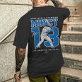 Player Number 2024 World Champion Max Muncy Los Angeles メンズTシャツ バックプリント 彼への贈り物
