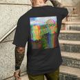 Pot Farmer 大麻 マリファナ トリッピーデザイン 420 ギフト メンズTシャツ バックプリント 彼への贈り物