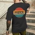 Prince 名称 レトロ・ヴィンテージ・サンセット 限定版 メンズTシャツ バックプリント 彼への贈り物