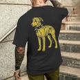 Rocker Greyhound パンクメタルロックンロールミュージックドッグ メンズTシャツ バックプリント 彼への贈り物