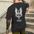 Sas 特殊部隊 スナイパー退役軍人 ビンテージフラッグ 7月4日 メンズTシャツ バックプリント 彼への贈り物