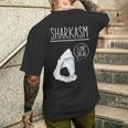 Sharkasm I Lovealad面白い皮肉なシャークスタジオ 長袖tシャツ メンズTシャツ バックプリント 彼への贈り物